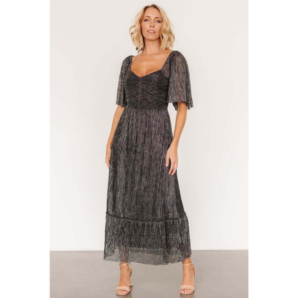 Baltic Born Elea Shimmer Dress | Black Size XLXL - Picture 2 of 5